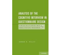 Analysis of the Cognitive Interview in Questionnaire Design (Understanding Quali