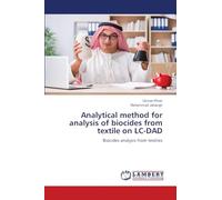 Analytical method for analysis of biocides from textile on LC-DAD: Biocides analysis from textiles