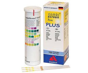 Analyticon, Combi Screen 7 SYS, 7 parametri, strisce urine per test visivo o per uso con Urilyzer 100, 100 Pro, 24058