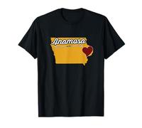 Anamosa Iowa | IA USA Città - Cute Souvenir - US City State Maglietta
