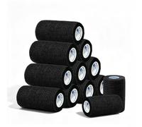 ANAMPION 12 Rotoli 7.5cmX4.5M Benda Elastica Coesiva | Non Tessuti Bende Elastiche Bendaggio Adesiva Coesiva Nastro Bendaggio Sportivo per Mani, Piedi, Ginocchia, Braccia
