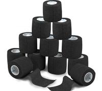 ANAMPION 12 Rotoli Benda Elastica Coesiva 5cmx4.5m Garza Autoadesiva Bende | Nastro Crossfit Bendaggio Sportivo Non Tessuto Autoadesivo Benda Salvapelle Fasciature Per Pet Vet Wrap,Mani,Piedi,Ginocchia