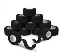 ANAMPION 12Rotoli Benda Elastica Coesiva 2.5cmx4.5m Garza Autoadesiva Bende | Nastro Crossfit Bendaggio Sportivo Non Tessuto Autoadesivo Benda Salvapelle Fasciature Per Pet Vet Wrap,Mani,Piedi,Ginocchia