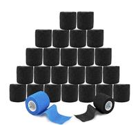 ANAMPION 24 Rotoli Benda Elastica Coesiva 5cmx4.5m Garza Autoadesiva Bende Nastro Crossfit Bendaggio Sportivo Non Tessuto Autoadesivo Benda Salvapelle Fasciature Per Pet Vet Wrap,Mani,Piedi,Ginocchia