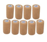 ANAMPION 9 Rotoli 7.5cmX4.5M Benda Elastica Coesiva | Non Tessuti Bende Elastiche Bendaggio Adesiva Coesiva Nastro Bendaggio Sportivo per Mani, Piedi, Ginocchia, Braccia