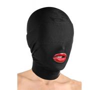 [Βaņaņ◈Τσγs] Copricapo La Maschera Testa Nera, Bocca esposta per Giochi di Ruolo da Party Club Wear