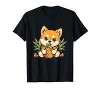 Ananas Cane Animale Arte Amante Del Cane Disegno Ananas Frutta Maglietta