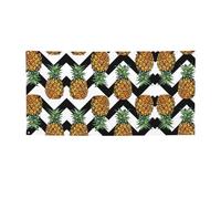 Ananas con stampa a righe bianche e nere versatili per feste, Ringraziamento e compleanni, per tutte le occasioni