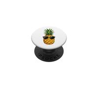 Ananas Cool con Occhiali da Sole Design Estate Tropicale PopSockets PopGrip Adesivo