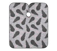 Ananas Frutta Rosa Geometrico Grigio Mantella Taglio Capelli Impermeabile Barber Cape Lavabile Grembiule Da Parrucchiere Per Parrucchieri Bambini Barbieri 140X168Cm