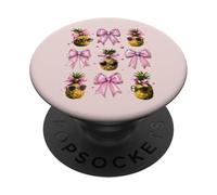Ananas Hawaii Hawaiian Occhiali da sole Ragazza Coquette Bow Rosa PopSockets PopGrip Adesivo