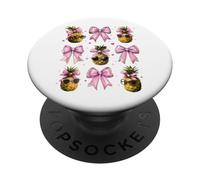 Ananas Hawaii Hawaiian Occhiali da sole Ragazza Coquette Bow Rosa PopSockets PopGrip Adesivo