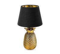 Ananas lampada da tavolo alta 40cm base portalampada in ceramica pineapple light