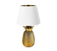 Ananas lampada da tavolo alta 40cm base portalampada in ceramica pineapple light