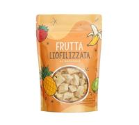 Ananas Liofilizzato a Pezzi 50g - Frutta Croccante dal Gusto Dolce e Tropicale - Per Snack, Yogurt, Porridge, Dolci, Gelati e Decorazioni - Italia Spezie