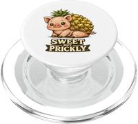 Ananas maialino dolce ma spinoso design sarcastico PopSockets PopGrip per MagSafe