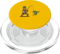 Ananas medievale pesca carino drago cartone animato Fantasy PopSockets PopGrip per MagSafe