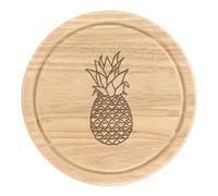 Ananas Rotondo Tagliare Formaggio Tavola Divertente Carino Frutta