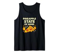 Ananas State of Mind Divertente Hawaiian Pizza Citazione Canotta