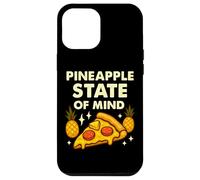 Ananas State of Mind Divertente Hawaiian Pizza Citazione Custodia per iPhone 12 Pro Max