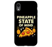 Ananas State of Mind Divertente Hawaiian Pizza Citazione Custodia per iPhone XR