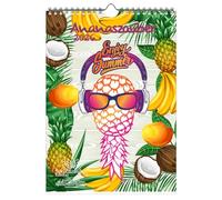 Ananaszauber - Calendario DIN A4 per il 2026, stile erotico, Kink Ananas, contenuto del set: 1 calendario, 1 ciondolo natalizio, 1 ciondolo di auguri (3 pezzi)
