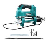 Anancyi Pressa per grasso a batteria Mak-ita 18 V, stampa 12000 PSI, pressa elettrica con tubo ad alta pressione da 30 cm, 90 cm, perfetta per camion, fattorie, costruzioni e fai da te (senza batteria