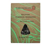 Anandam Auroshikha - Coni di incenso, 14 pezzi (ylang-ylang)