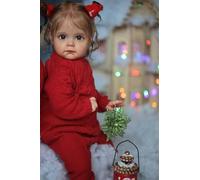 Anano Bambole Reborn Femmina 60CM Bambole Reborn Silicone Neonato Femmine Grande Bambola Reborns Femmina Che Sembra Verissima Toddler Baby Realistico Femmine