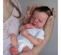 Anano Bambole Reborn Femmina Tutta In Silicone 46CM Bambole Che Sembrano Vere Neonato Femmine Bambola Baby Reborn Prematura Bambolotto Reborn Femmina Realborn