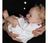 Anano Bambole Reborn In Silicone Che Sembrano Vere 45cm Reborn Femmina Neonata Realistica Morbido Morbido Femmina Con Accessori (HARPER)