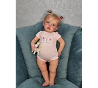 Anano Bambole Reborn In Silicone Morbido Femmina 60cm Bambole Che Sembrano Vere Occhi Aperti - Bambole Reborn Neonato Realistica Femmine Giocattolos Bambolotti Realistici