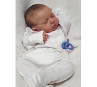 Anano Bambole Reborn In Silicone Tutto Il Corpo 20 Pollici 50cm Bambole Di Silicone Che Sembrano Vere Reborn Maschio Addormentato Neonato Realistico Occhi Chiusi Morbido Vinile Vera