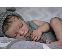 Anano Bambole Reborn in Silicone Tutto Il Corpo Morbido 19 Pollici Bambola Reborn Maschio Neonati Bambola Reborn Sembra Un Vero Bambino Ragazzino Bambino Reborn Realistico Per Bambini