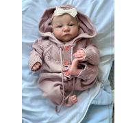 Anano Realistico Reborn Baby Dolls Ragazzo 18 Pollici Dimensioni Reali Baby Doll Pesato Come Un Vero Bambino Pelle Morbida (19")