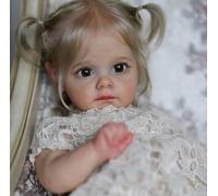 Anano Reborn Baby Girl Toddler Reale Blu Vene 24 Pollice Reborn Bambole Reborn Vera Bambola Del Bambino Newborn Aspetto Reale Bambino Umano Infantile Fatto A Mano Silicone Bambino Per I Bambini 3+