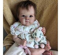 Anano Reborn Bambola Del Bambino Vera 18 Pollice Realistico Newborn Aspetto Come Reale Bebe Ragazze Bocca Vivace Regalo Con Capelli
