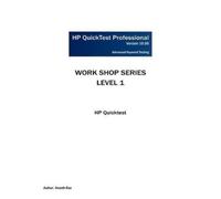 Ananth Rao HP Quicktest Professional Workshop Series (Tascabile)
