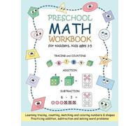 Ananya Prechavut Preschool Math Workbook for Toddlers, Kids Ages 3-5 (Tascabile)