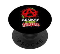 Anarchia nelle strade - Audace anarchico punk rock PopSockets PopGrip Adesivo
