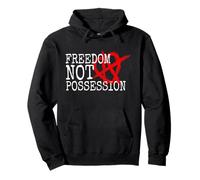 Anarchia relazionale Freedom Not Possession Poliamore Felpa con Cappuccio