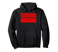 Anarcho Sindacalista Marx Libertario Simbolo Felpa con Cappuccio
