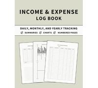 Anastasia Finca Income and Expense Log Book (Tascabile)