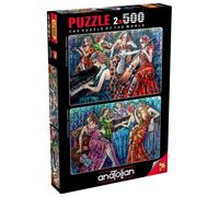 Anatolian - Puzzle 2x500 note colorate - 500 Pezzi