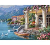 Anatolian Puzzle 3000 pezzi - Villa sulla baia - Dimensioni puzzle: 120 cm x 85 cm (H)