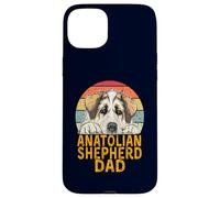 Anatolian Shepherd Papà Retro Vintage I miei cani sono il mio cardio Custodia per iPhone 15 Plus