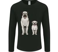 Anatolici Pastore Cane e Cucciolo Uomo Maniche