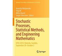 Anatoliy Malyar Stochastic Processes, Statistical Methods, and Engin (Tascabile)