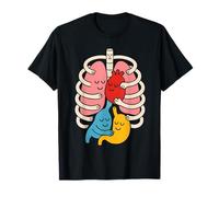 Anatomia Colorata del Corpo Umano illustrata - Infermiera Maglietta