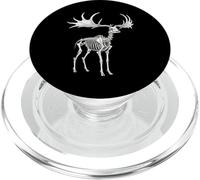 Anatomia dei fossili dei megaloceros dello scheletro di alce ir PopSockets PopGrip per MagSafe